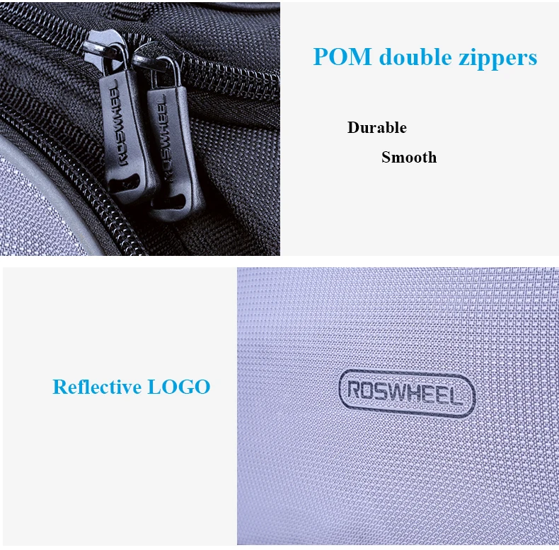 Perfect ROSWHEEL Bicycle Bag  Bike Trunk Bag Rear Seat Bag Pannier 13L Multifunctional Quick Release cargo bag 6