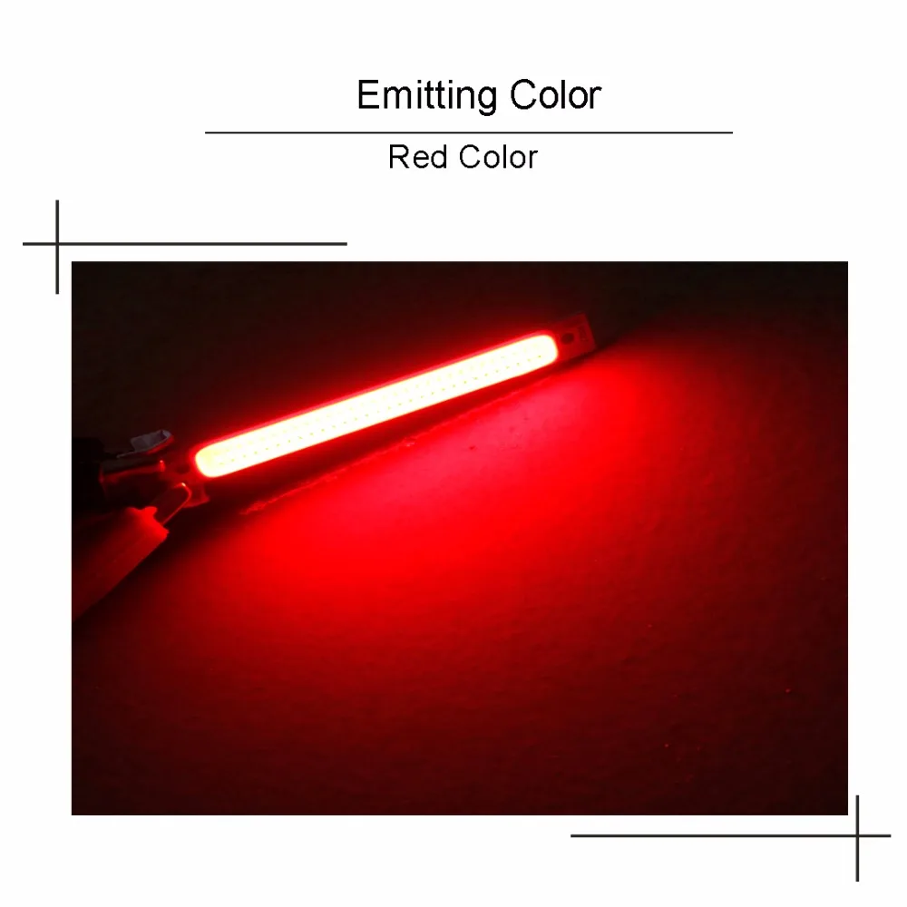 1 шт. DC3V 3 Вт COB LED DIY свет фонарик источник чип лампа лампочка бар 60*8 мм для кровати