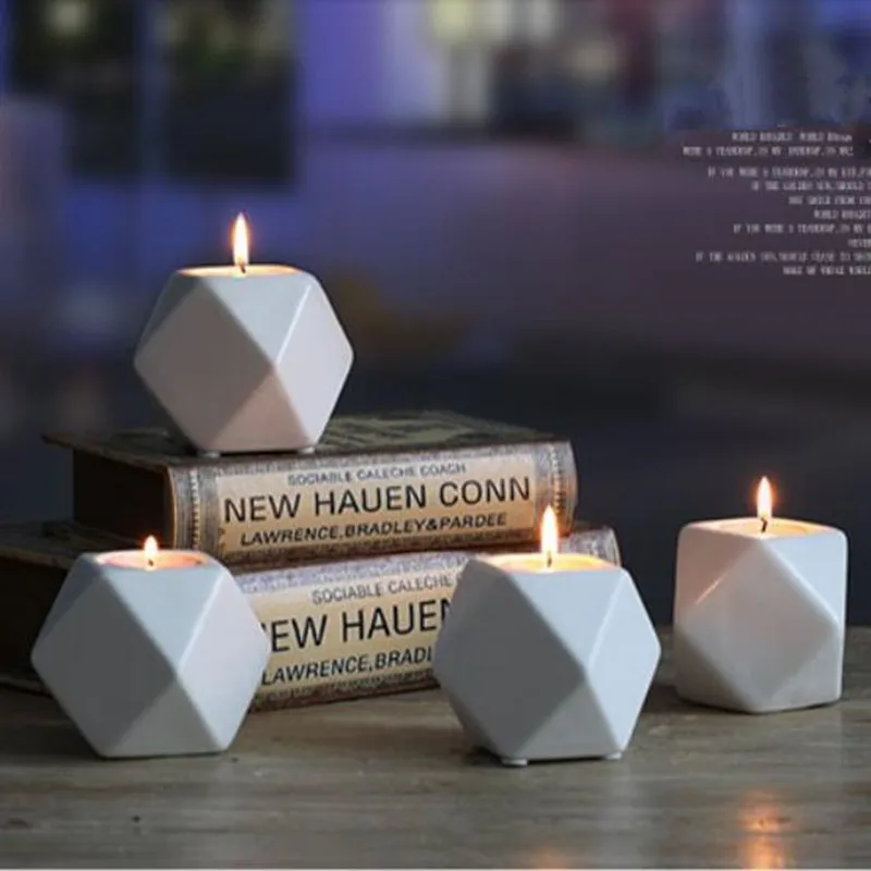 Buy Nordic Home Candle Holder Candle Ceramic