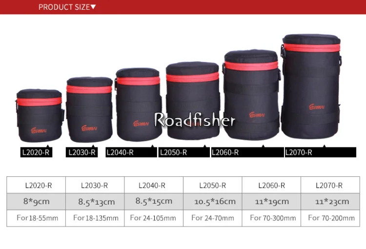 Camera lens bag pocket 4