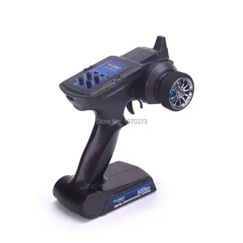

TURBO Racing 90102G 2.4GHz 2CH Radio system Transmitter Controller Remote Control w/ Receiver PK Flysky FS GT3B For RC Car Boat