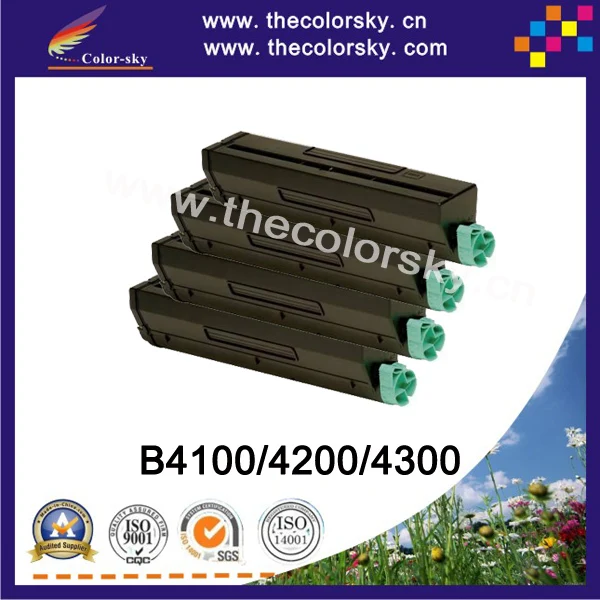 

(CS-OB4100) BK toner laserjet printer laser cartridge for OKI 42103003 42103001 B 4100 4200 4250 4300 4350 (2k pages) free Fedex