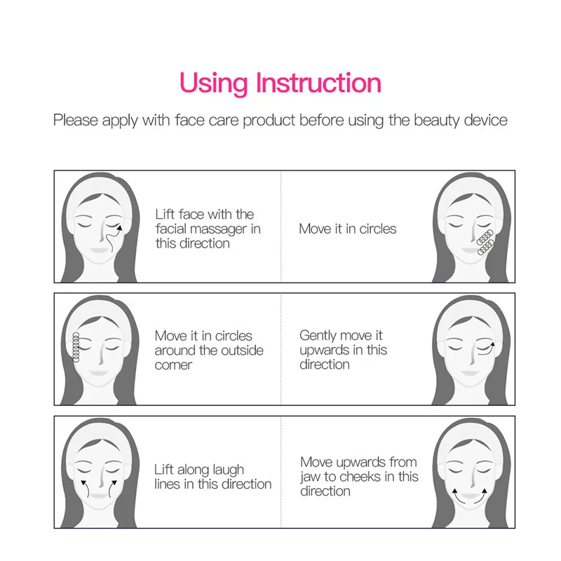USB 4 цвета прибор для фототерапии омоложение лица Массажер для удаление морщин против старения лица Подтяжка лифтинг средство для ухода за кожей лица 40