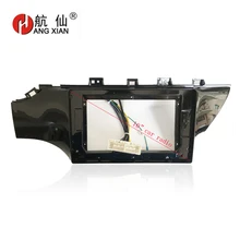 HANGXIAN 2 Din Автомобильная Радио Рамка для KIA K2 Rio автомобильный DVD gps navi Панель приборная панель комплект установка рамка отделка рамка