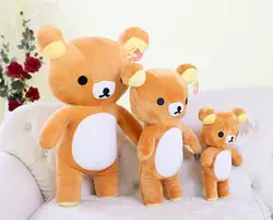 Большой Kawaii Плюшевые игрушки 80 см Rilakkuma плюшевые, супер милые японские чучело Rilakkuma Подушка медвежонок Тедди