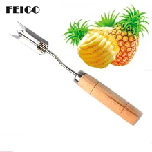 FEIGO, 1 шт., нож для ананаса из нержавеющей стали, нож для ананаса, Овощечистка, вилка для ананаса, фруктовый салат, кухонные гаджеты F60