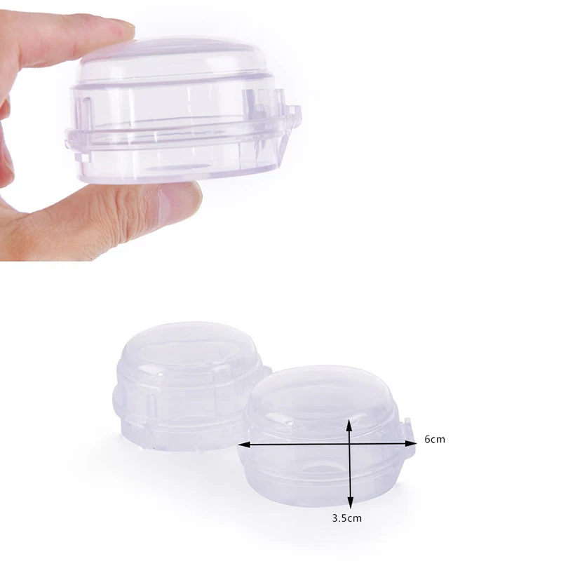 6 Pack Safety Children Kitchen Stove Knob Covers Mini Covers Suit For Small Gas Knob EU Power Socket Electrical Outlet Baby Kids