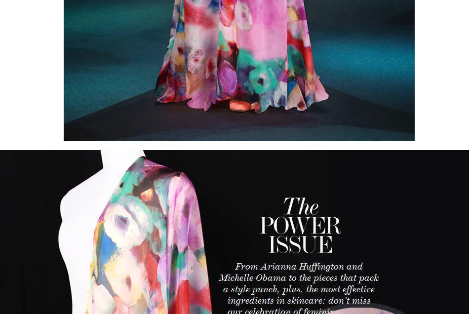 135 см ширина чистый шелк шифон с цветочным узором для летних платьев блузка шарф 2 цвета SF-BP26