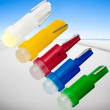 100 шт. T5 58 73 74 286 W1.2W супер яркий 3D COB Led Клин датчик лампы автомобиля Предупреждение индикатор Подсветка приборной панели лампы AC/DC 12V 100X