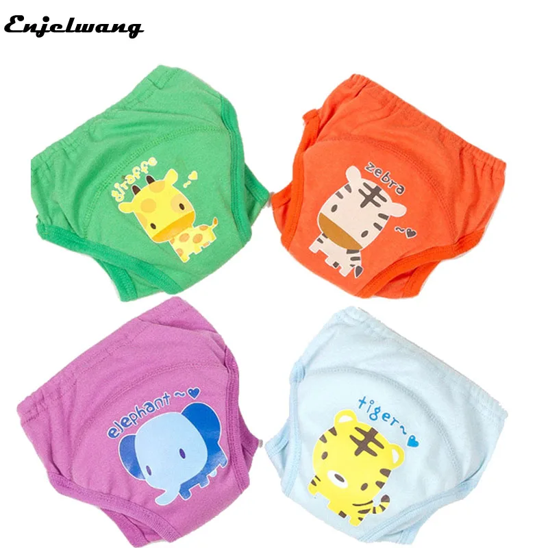 

10pcs/Lot Reusable Leakage-proof Baby Toilet Training Pants Underclothes Waterproof Potty Panties Newborn Nappies Child Clothes