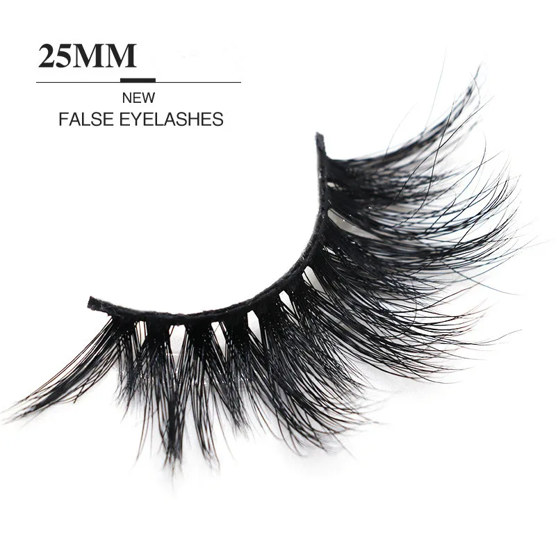 

Fashion 25mm 01-17 Long Thick 3D Mink Eyelashes Soft HandMade Full Strip Lashes Luxury Dramatic Lashes Makeup Tool 20#