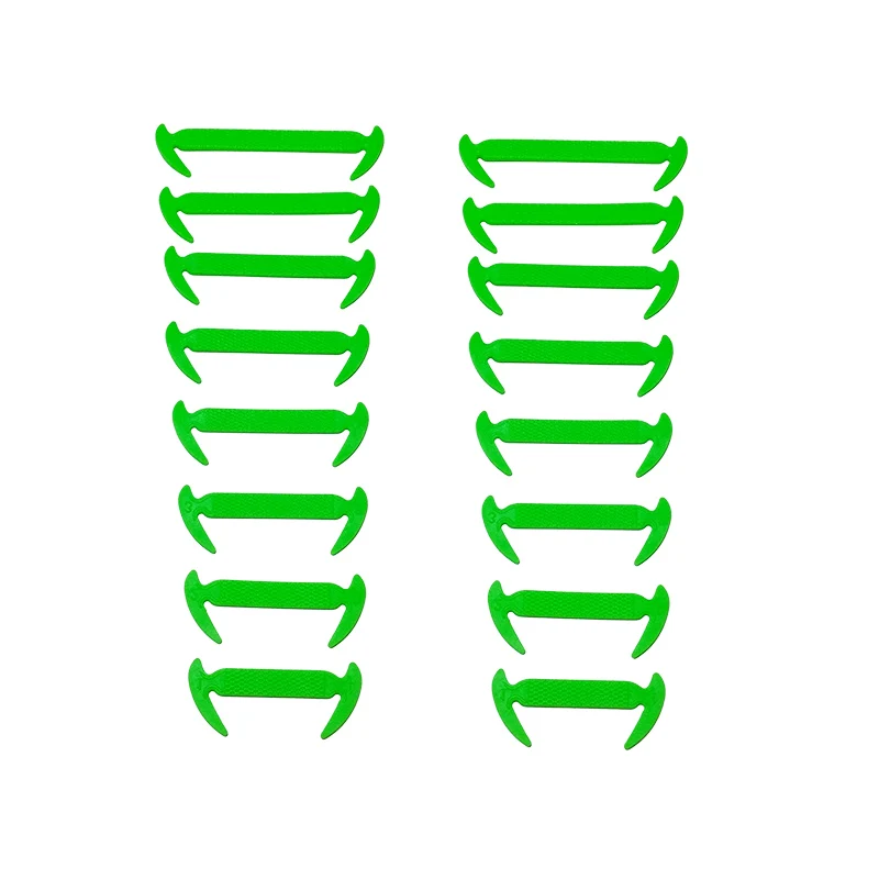 16pcslot Shoe Laces Shoes Accessories Silicone Shoe Laces Elastic Shoelaces Creative Lazy Silicone Laces No Tie Rubber Lace (21)