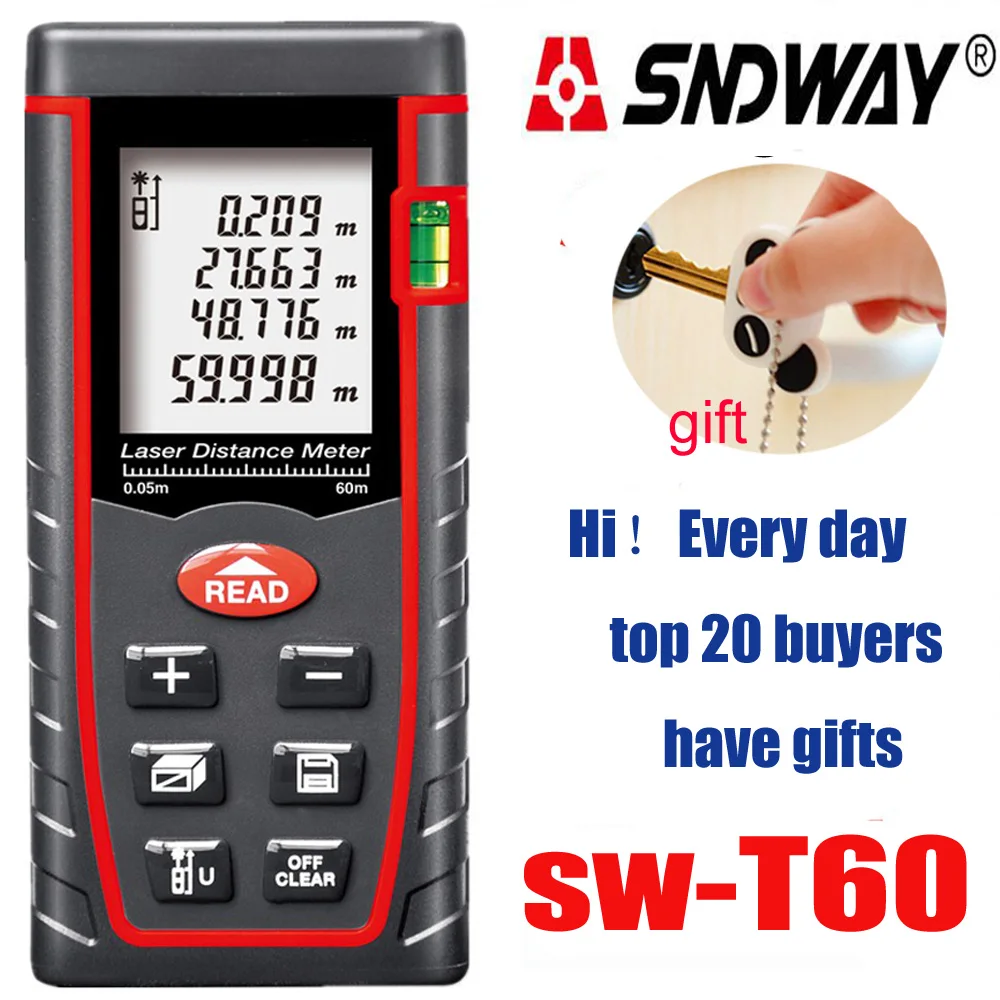 Digital laser rangefinder distance meter Electronci Ruler, range finder Measure 40M 60M 80M 100M Laser Tape Measure trena ruler