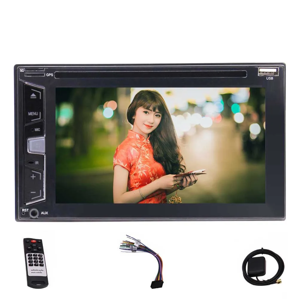 8 ГБ Географические карты + wince 6.2 ''стерео Сенсорный экран автомобиля DVD CD