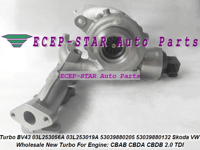 BV43 53039880205 53039880139 53039880132 53039880206 53039880152 Turbo For Audi A3 For Volkswagen VW Golf V VI Passat B6 Tiguan CBAB CBDA CBDB 2.0L TDI 140HP (1)