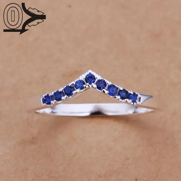 

Free Shipping Wholesale Silver-plated Ring,Silver Fashion Jewelry,Women&Men Gift Blue Stone Heart Silver Jewelry Finger Rings