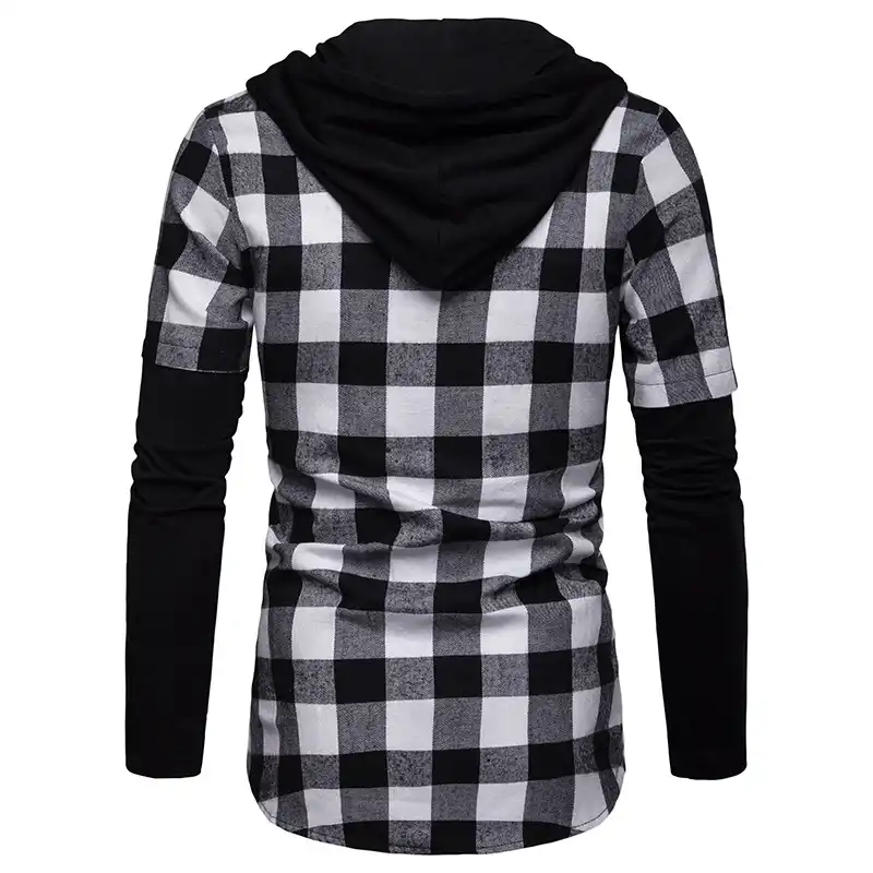 long sleeve shirt with hood