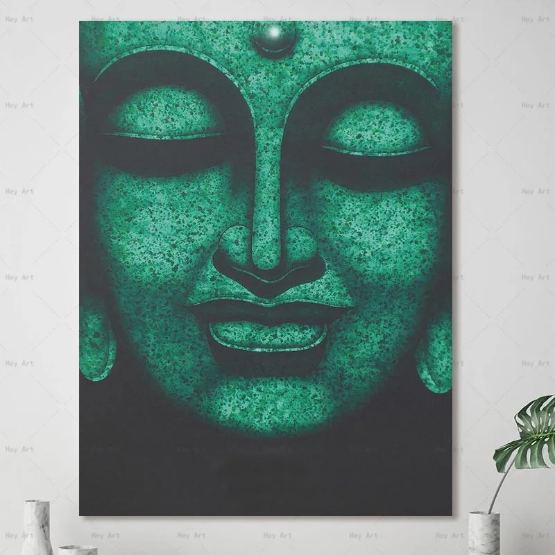No Frame Abstract Wall Art Picture Poster Prints Buddha Canvas Painting Artwork for Walls Living Room