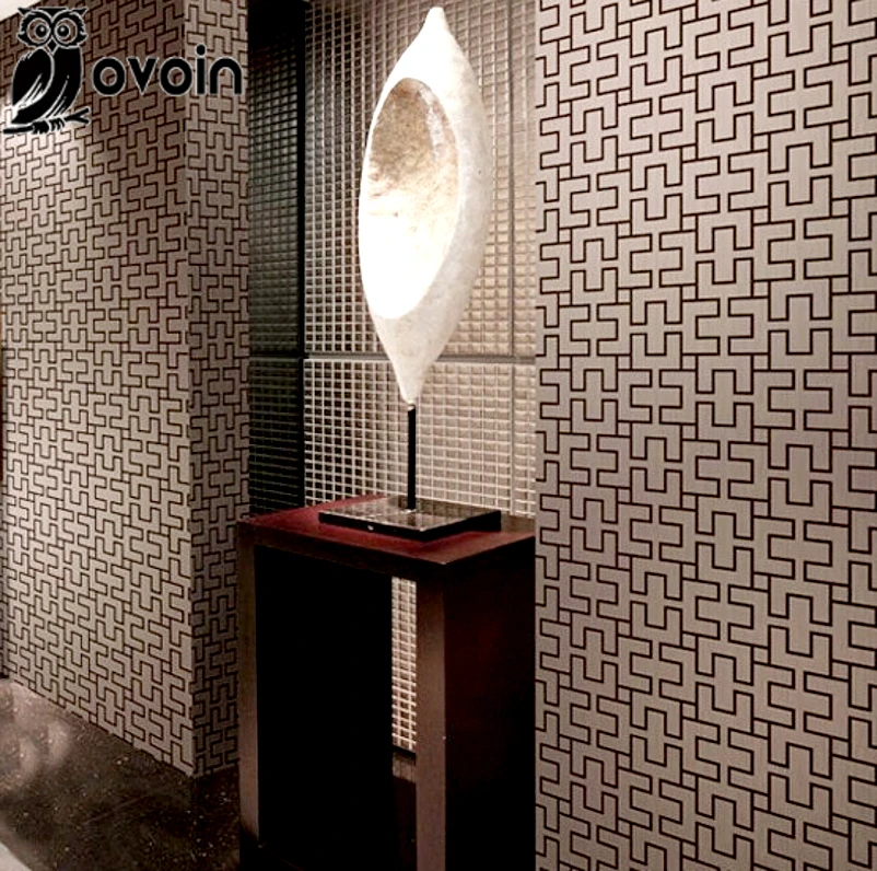 Aliexpress.com : Buy Vintage geometric modern wallpaper pvc vinyl embossed dining room abstract  Aliexpress.com : Buy Vintage geometric modern wallpaper pvc vinyl embossed dining room abstract