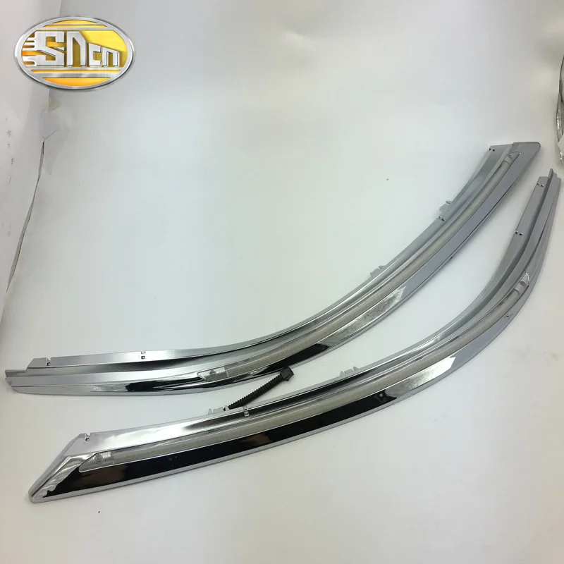  For Toyota corolla 2014~2018 LED DRL Headlight Eyebrow Daytime Running Light fog lamp With Flowing  - 4000001104507