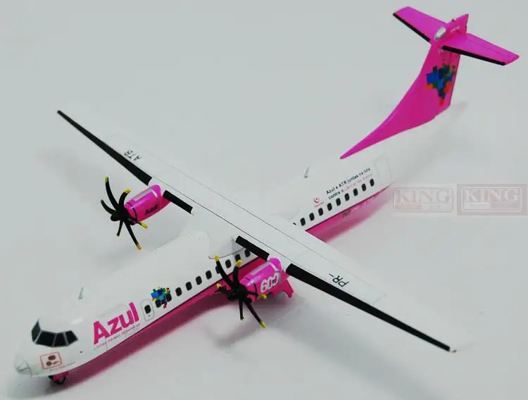 Предложение: крылья XX2705 специальный Azul ATR-72-600 PR-ATB JC розовый 1:200 коммерческих jetliners модель самолета хобби