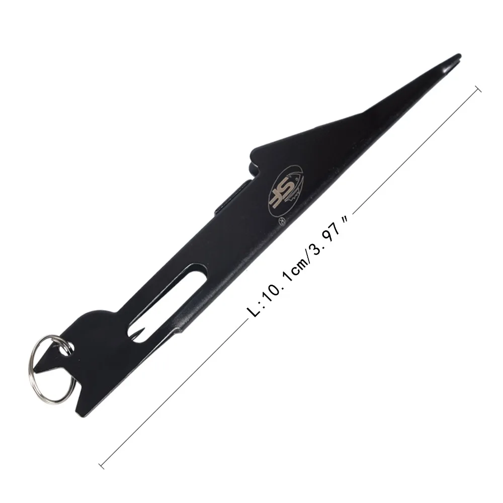 

SF 2 in 1 Teflo Fly Fishing Nail Knot Tyer Tie Fast Tying Tool Hook Eye Clean