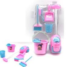 2019The Последняя мода barbies принцесса кукла для уборки дома набор для чистки куклы аксессуары для детей Моделирование мини мебель игрушки