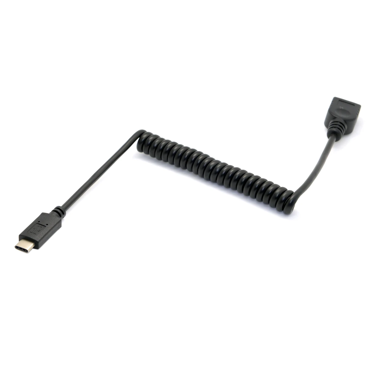 Jimier USB C 3 1 Type к 2 0 A Женский OTG растягивающийся кабель для передачи данных планшета