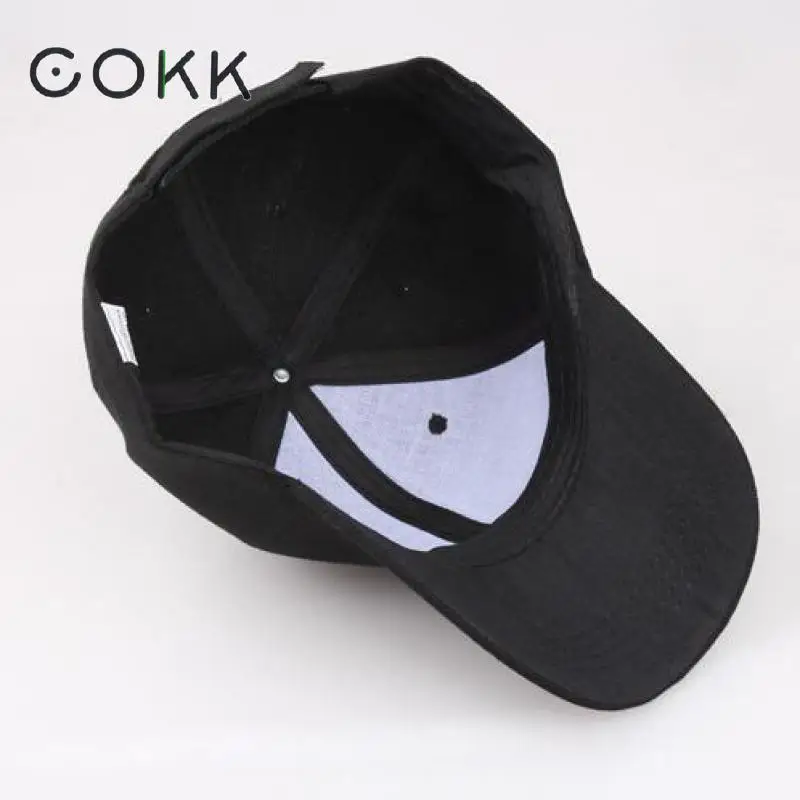 Брендовая однотонная бейсболка COKK женская и мужская Кепка Снэпбэк кепки для