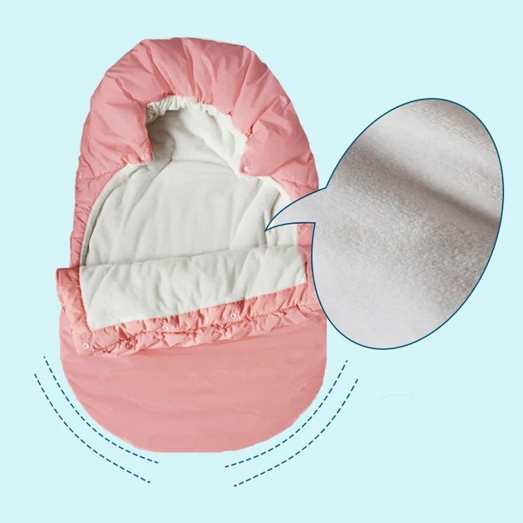 Детский спальный мешок-конверт для новорожденных, теплый спальный мешок из хлопка для детей, спальный мешок для коляски, зимний спальный мешок, ветрозащитный