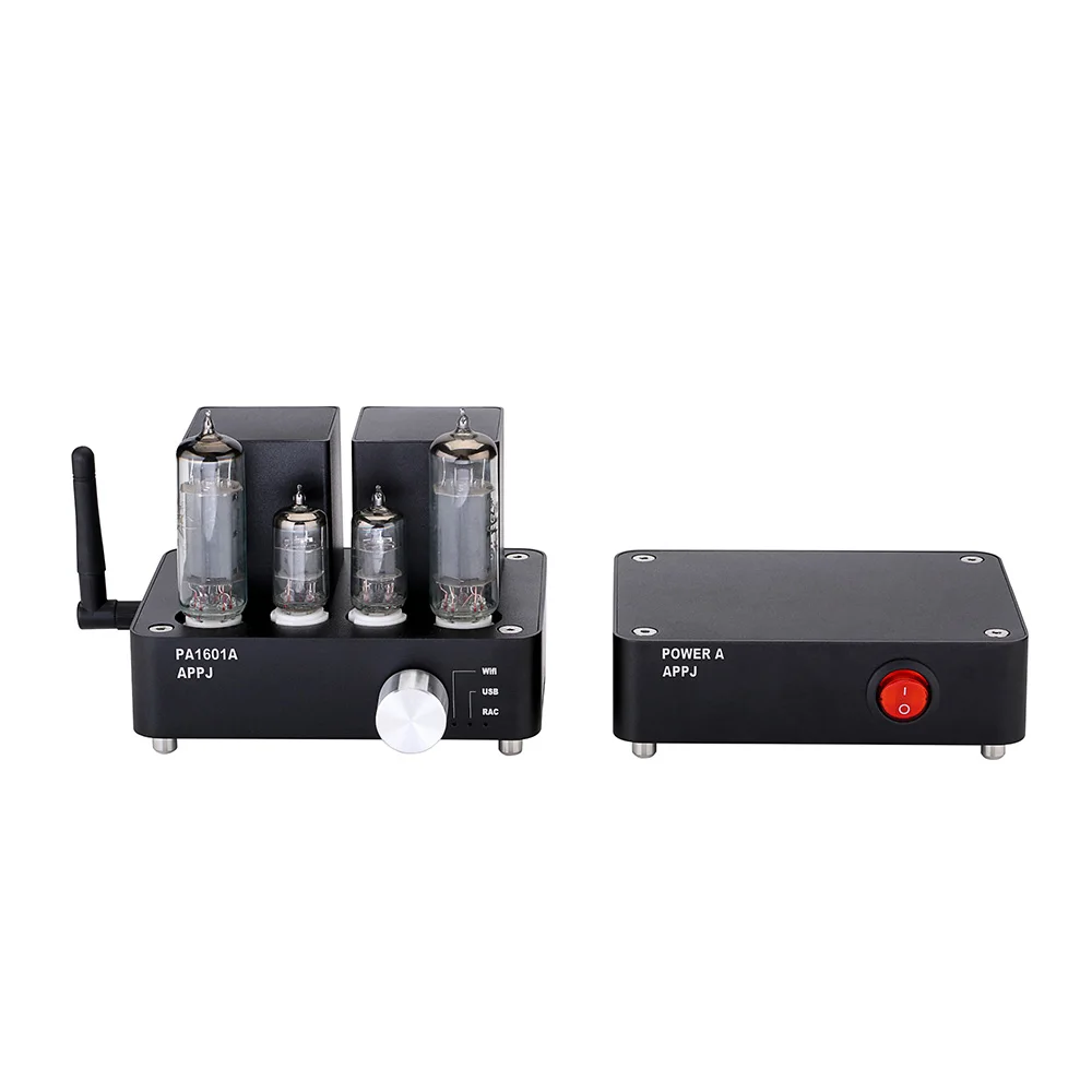 APPJ PA1601A Newest 2016 WiFi 6J1+6P14 Tube Mini Headphone Amplifier USB PC/U-disk /SD Card/AUX Input