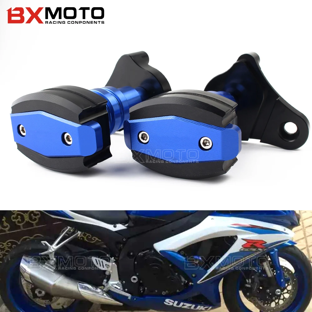 

2x Falling Protectors Motorcycle CNC Aluminum For Yamaha YZF R6 2006 2007 Frame Slider Anti Crash Caps engine protection Moto