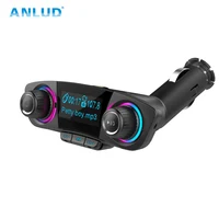 ANLUD FM  Bluetooth Handsfree Car Kit Aux   FM Car Audio TF AUX MP3 