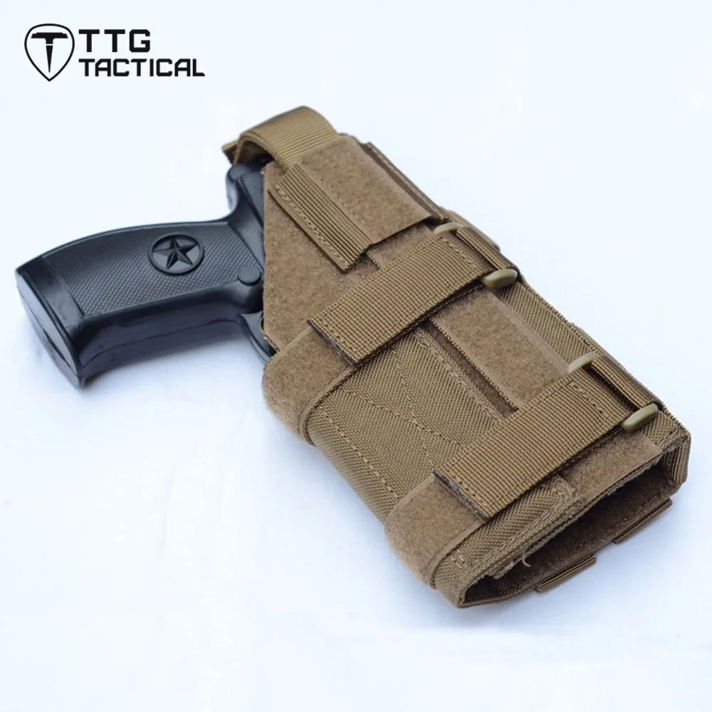TTGTACTICAL Nylon Tactical Gun Holster Molle Modular Belt Pistol