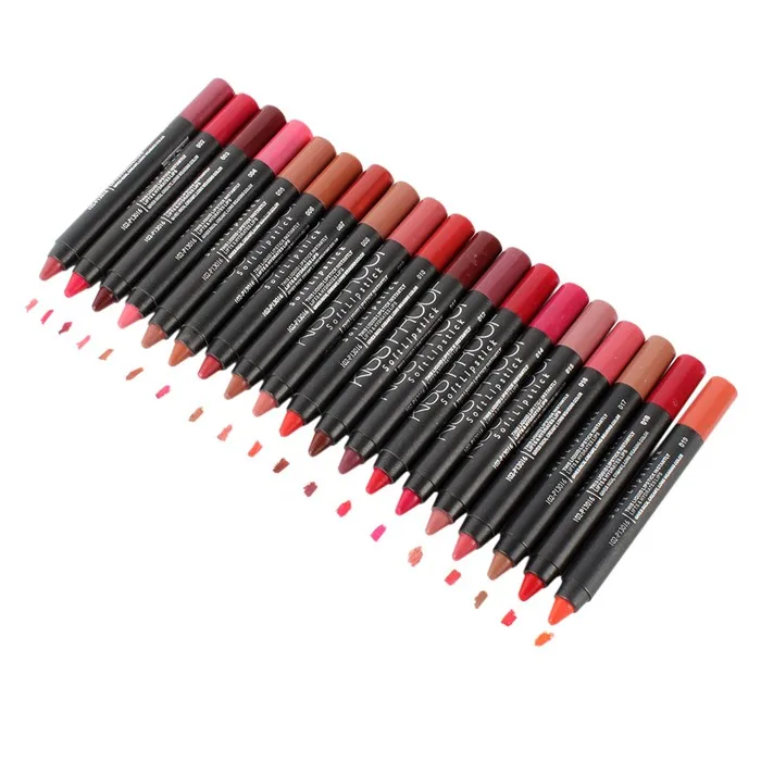19 цветов Сексуальная красота водонепроницаемый карандаш для губ Карандаш для губ бренд макияж Lipliner Maquiagem X2