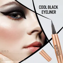Черный жидкая подводка долгое Водонепроницаемый смазыванию доказательство быстрый сухой Макияж Eye Liner ручка Хорошее качество