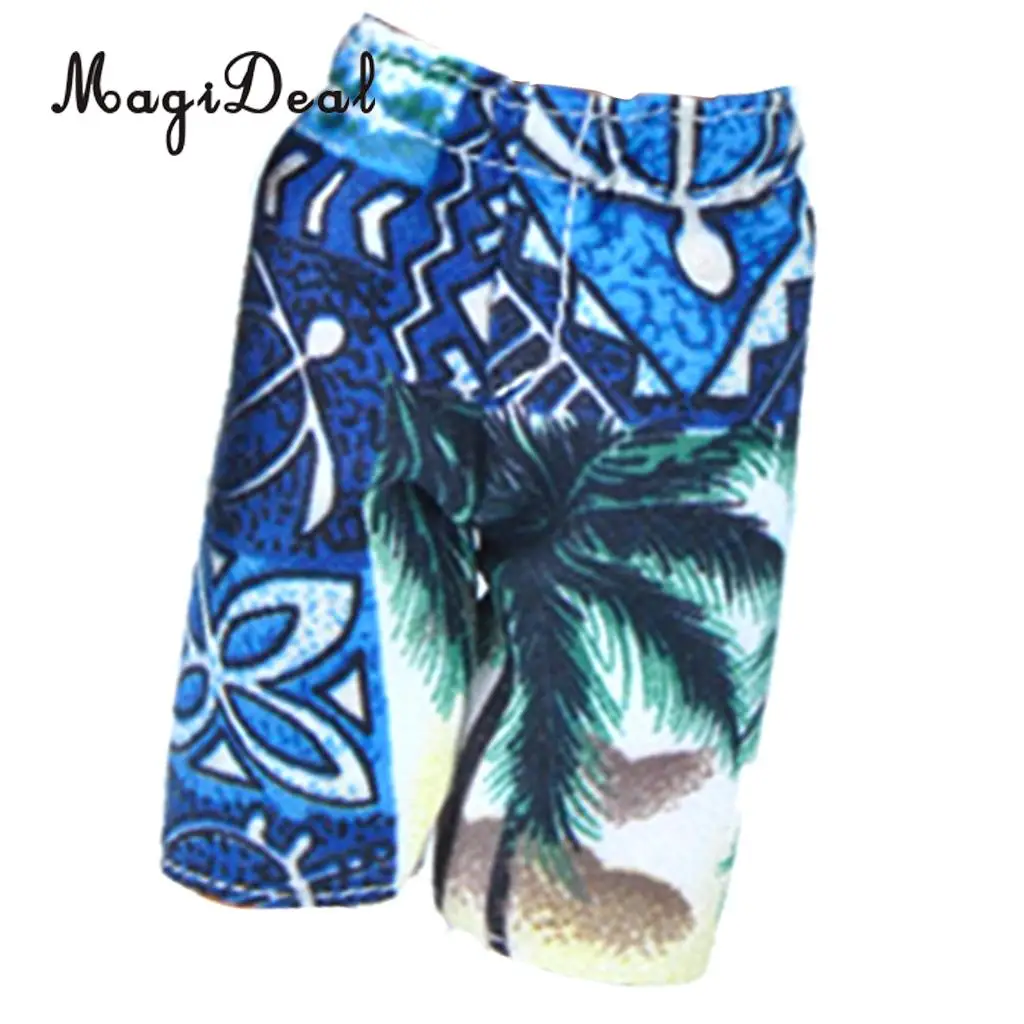 MagiDeal 2 Pieces Doll Clothes for 1/6 Scale 12 Inch Doll Summer Beach Short Pants Trousers Dress Up Clothes Accessories