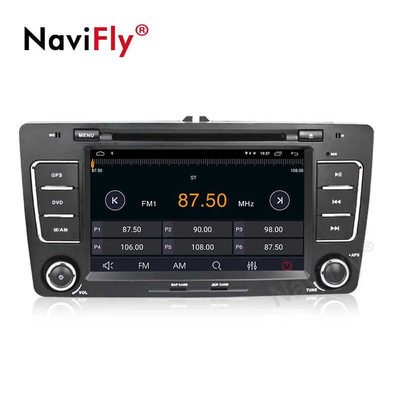 Best Android 9.1 Autoradio For SKODA/Octavia 2009-2013 Car Multimedia player 2 Din DVD GPS 4 Core RAM 2GB ROM 32GB FM Radio 3