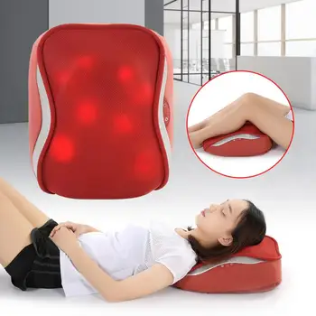 

Multi-functional Body Massage Cushion Waist Neck Heat Massager UK Plug 220V