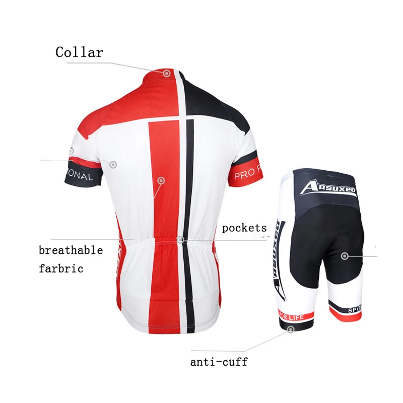 MTB с коротким рукавом комплекты Для мужчин; женские футболки комплект Pro наборы одежды для велосипедистов велосипедные гонки на дорогах одежда быстросохнущая велосипед