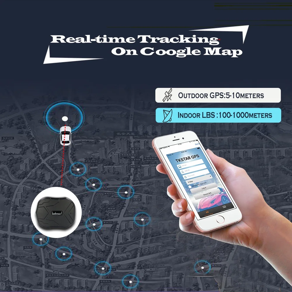 Gps трекер TK905 5000 мАч, автомобильное отслеживающее устройство автомобиля GSM gps локатор водостойкий магнит в режиме ожидания 90 дней веб-приложение пожизненная gps трекер