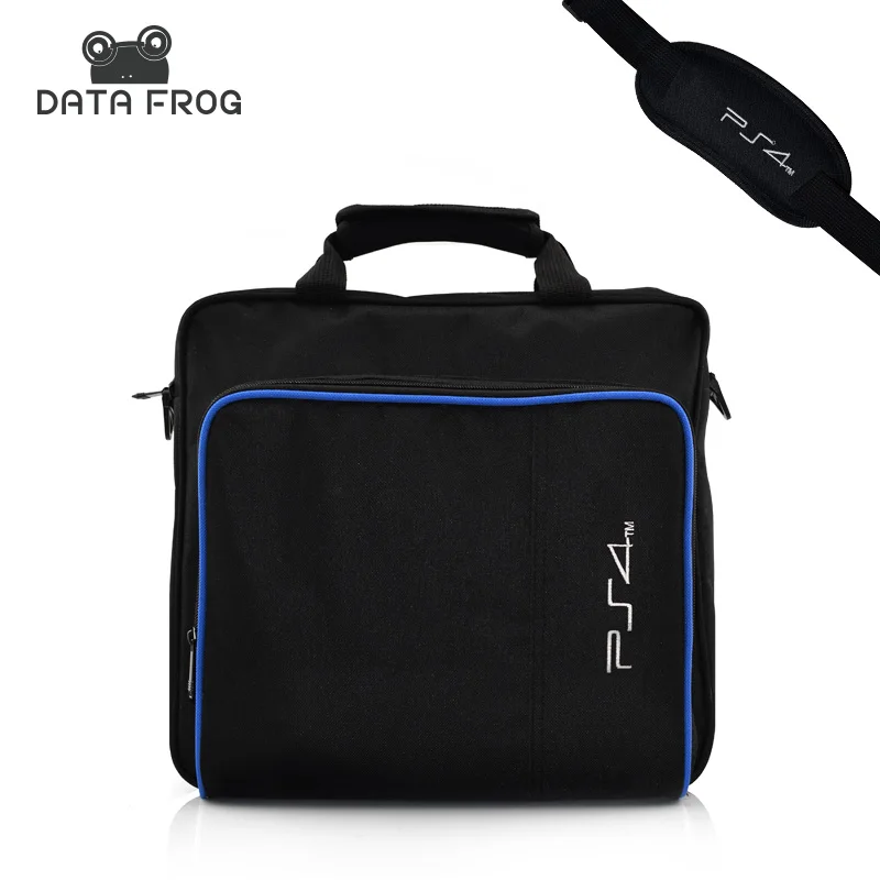 Data Frog Travel Storage Carry Case For Sony Playstation 4 Console Waterproof Protective Bag Cover For