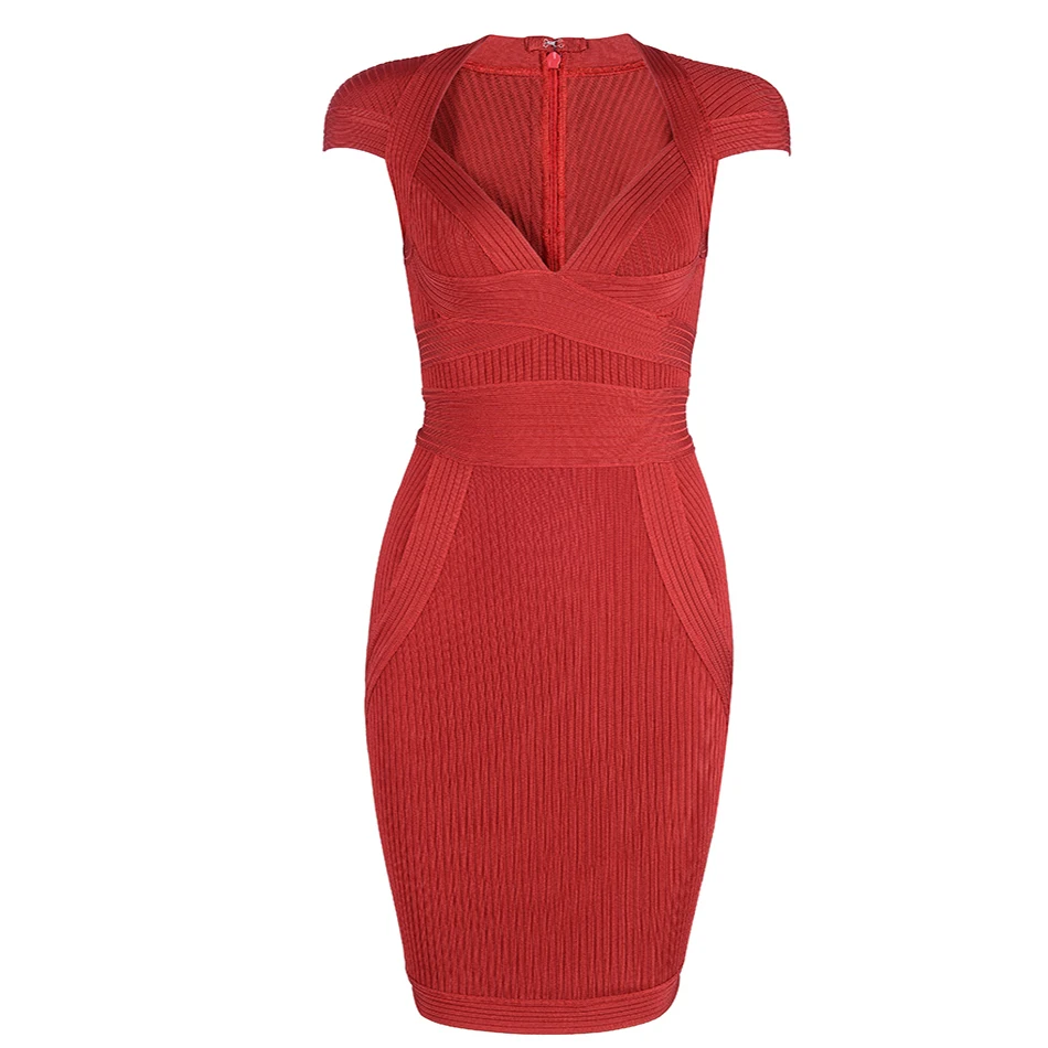 Seamyla-red-vestidos-women-new-fashion-bandage-dress-1