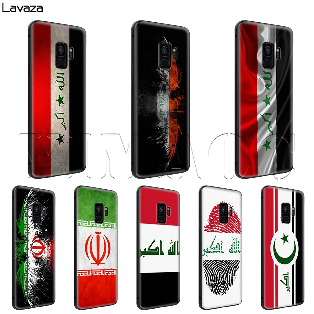 Lavaza Ирак флаг чехол для Samsung Галактики S6 S7 край J6 S8 S9 S10 плюс A3 A5 A6 A7 A8 A9 Note 8 9 |