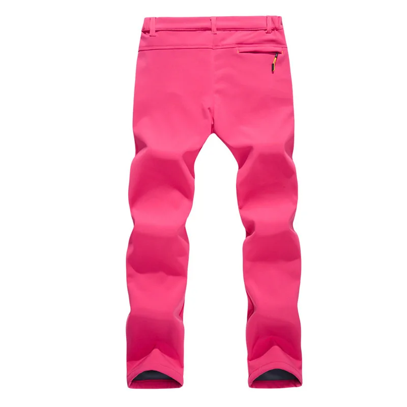 JACKSANQI invierno de las mujeres térmica caliente deportes al aire libre senderismo Camping Trekking esquí grueso pantalones impermeables a prueba de viento RA045