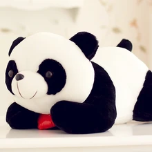 Милое плюшевое животное Лежащая панда около 90 см сердце "i love you"("люблю тебя" Лежащая ничком панда плюшевая игрушка подарок, мягкая кукла s8003