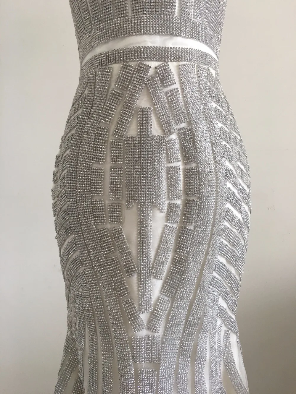 Vestido De Noiva свадебное платье из органзы с бисером элегантные свадебные платья русалки Свадебные платья