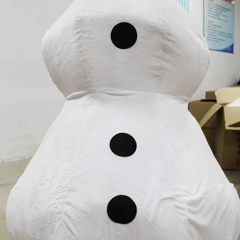 Взрослый костюм мультфильм улыбающийся Олаф талисман костюмы Снеговик Костюм Олафа косплей костюм на Хэллоуин и Рождество костюм для вечеринки