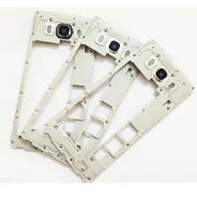 5 шт./лот, для samsung Galaxy J510 J5 средняя плита рамка Корпус крышка с задней Камера Стекло объектива