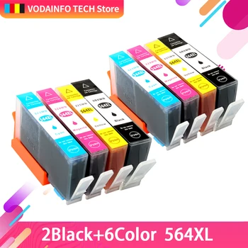 

QSYRAINBOW Compatible ink cartridge For hp 564XL For hp564 564 Photosmart 5510/5511/5512/5514/5515/5520/5522/ 5525/6510/6512